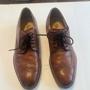 Topman Chestnut Leather Oxfords men dress shoes